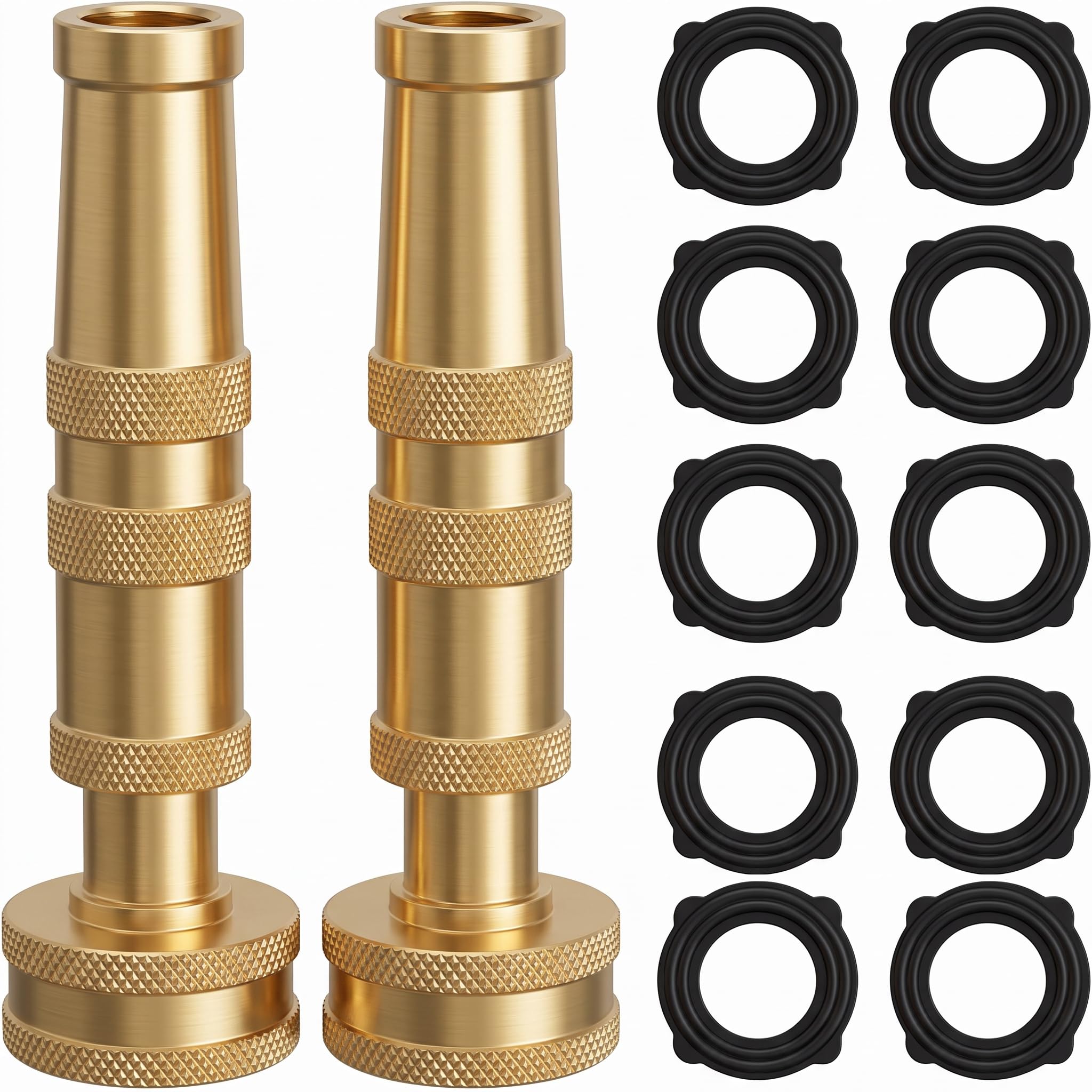 Brass hose nozzle