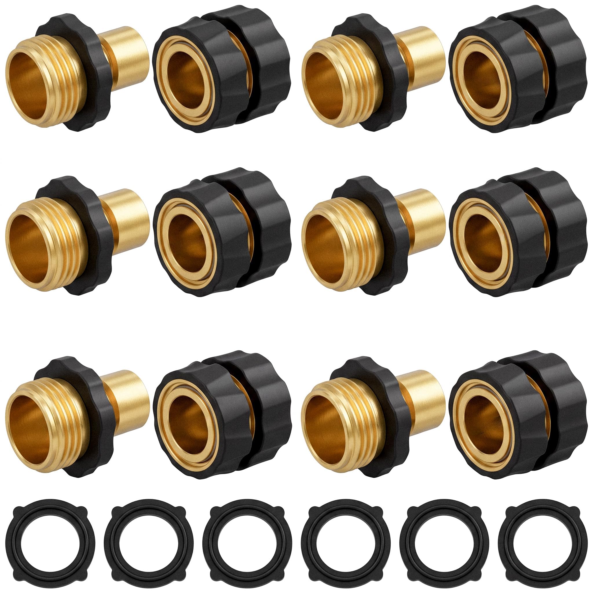 Garden hose quick connector